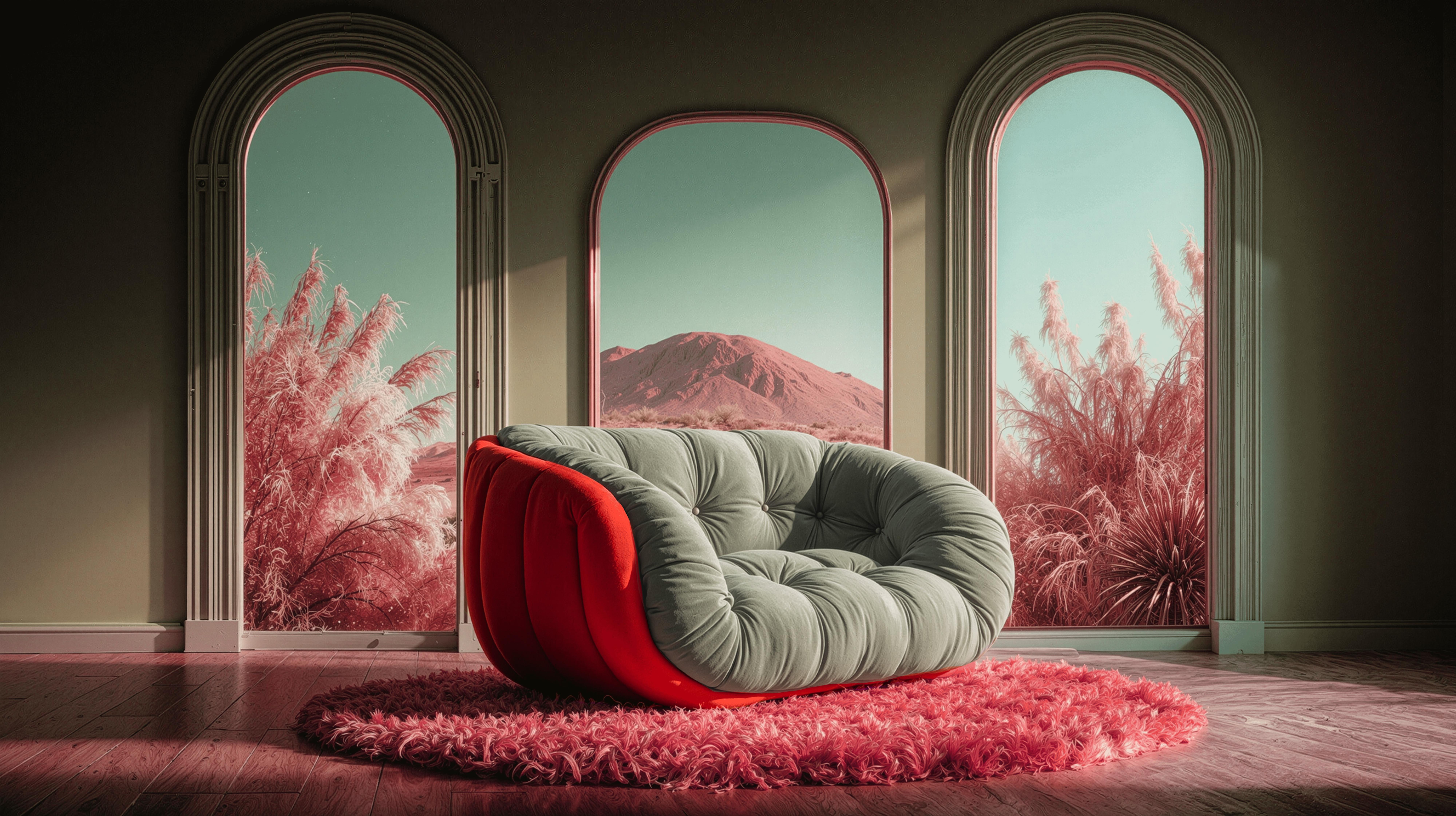 Martian interior scene